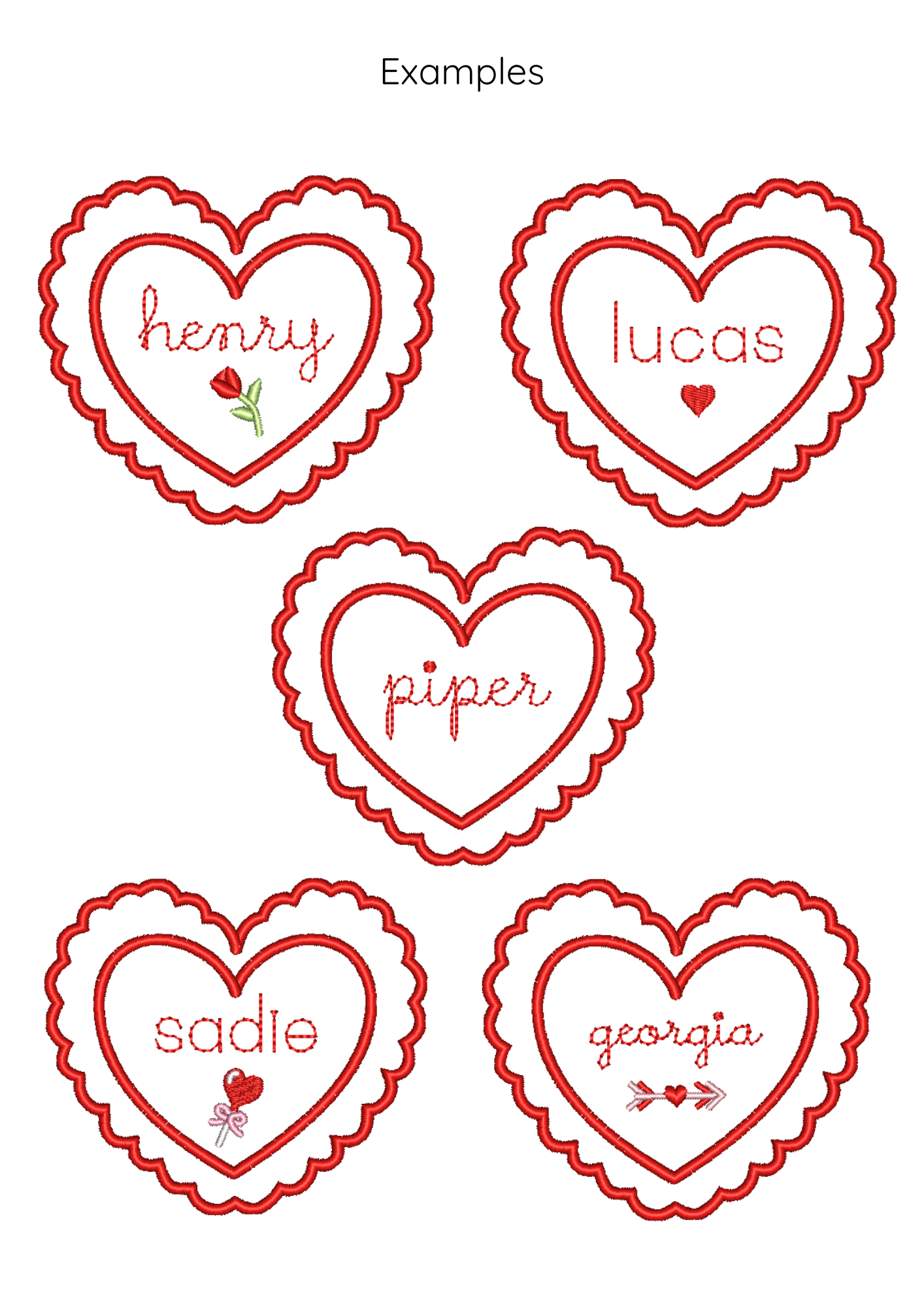 Personalized Valentine's Day Basket Tag