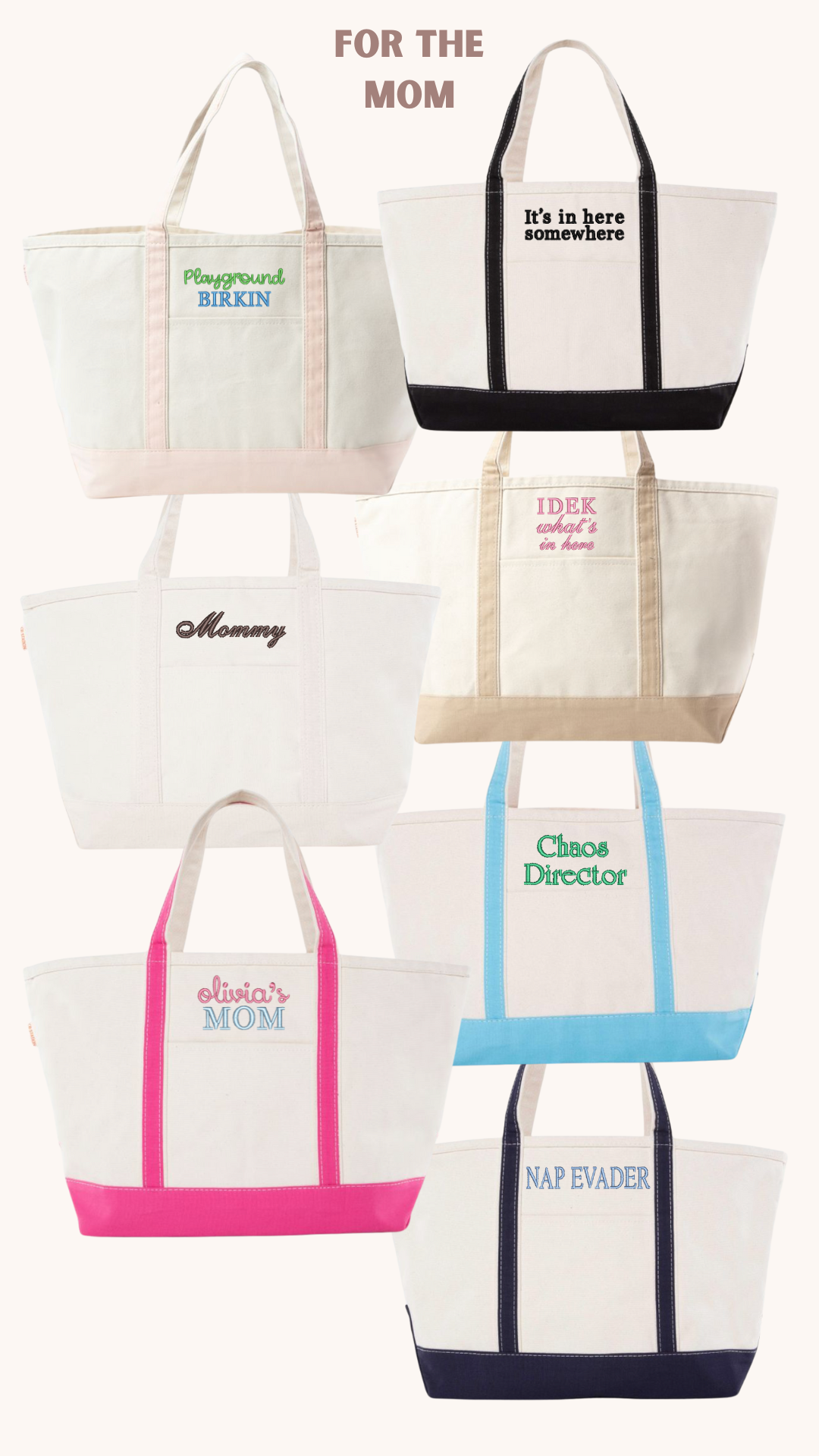 Classic Canvas Tote Bag - Large