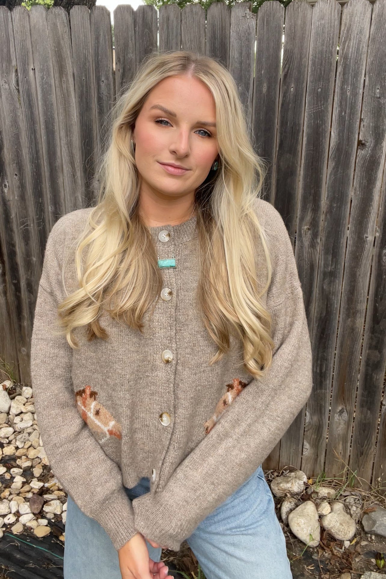 Bailey Horse Cardigan
