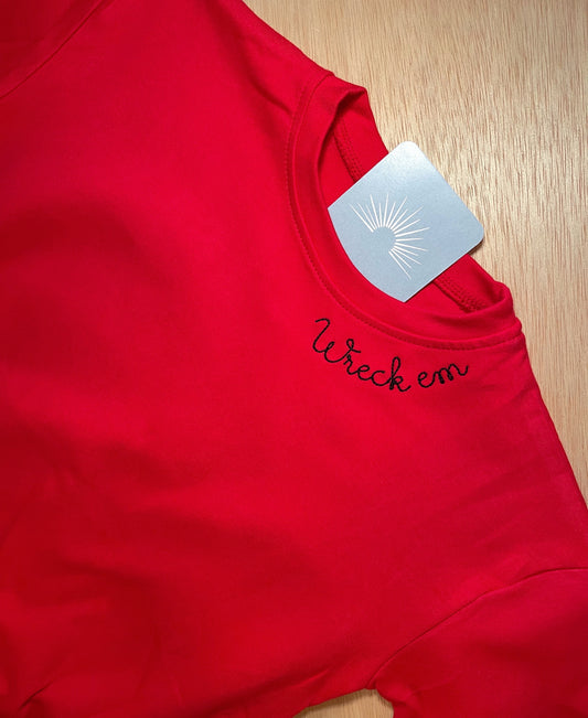 Wreck Em Oversized Tshirt Bubble