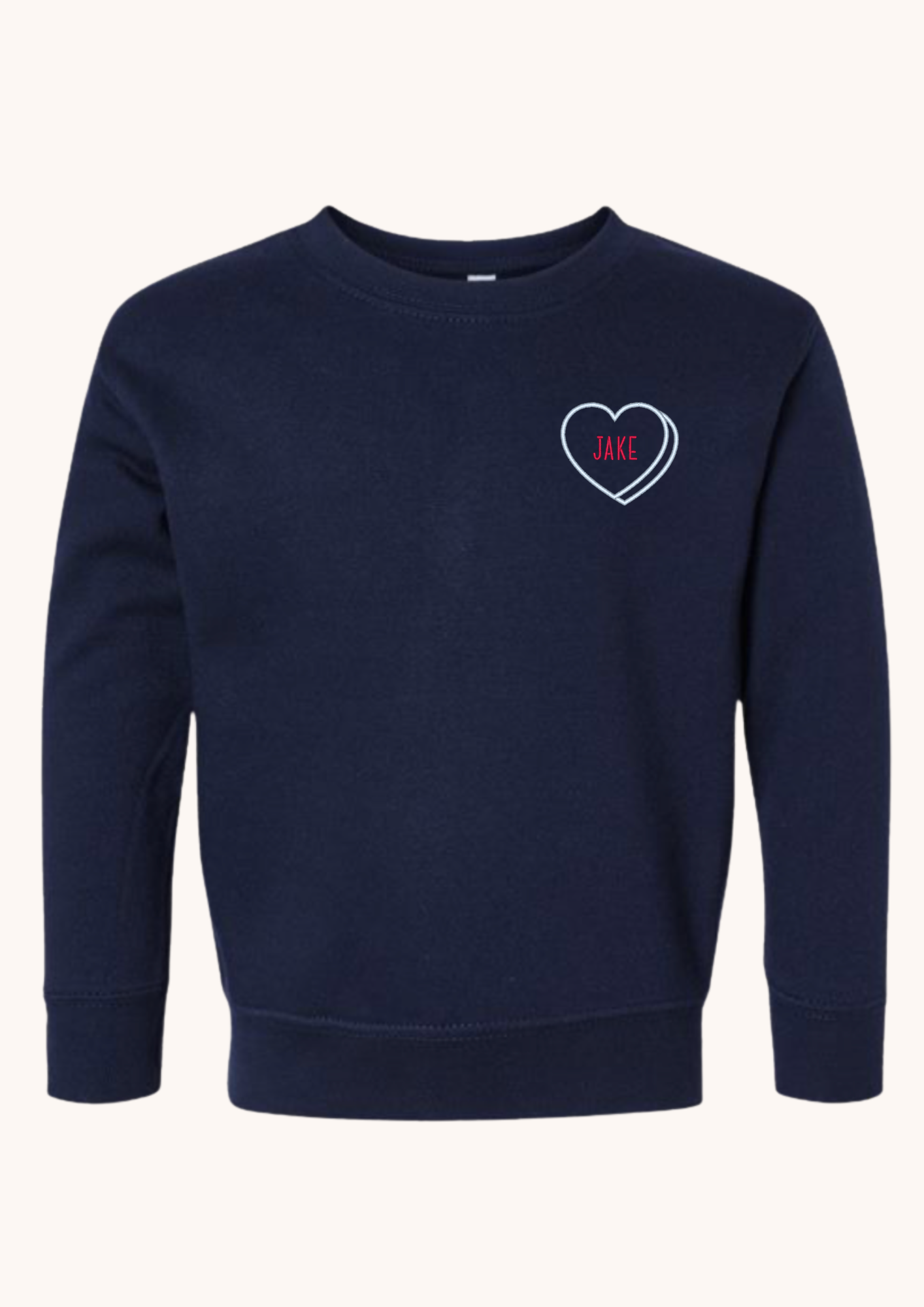 Candy Heart Name Crewneck