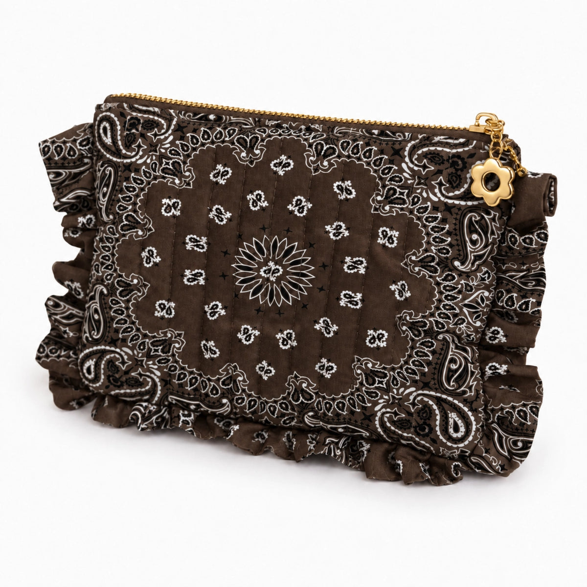 Bandana Ruffle Everything Pouch
