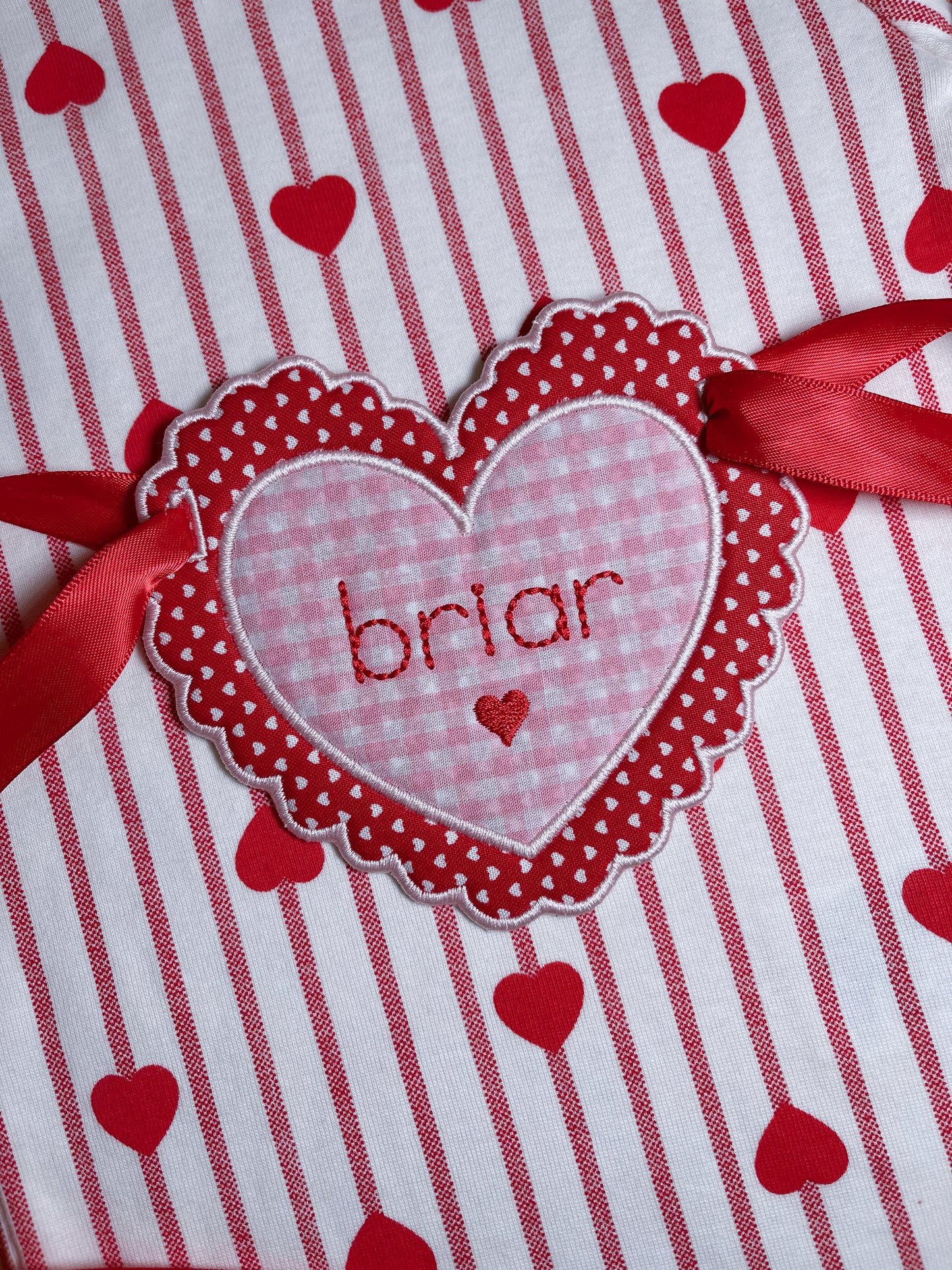 Personalized Valentine's Day Basket Tag