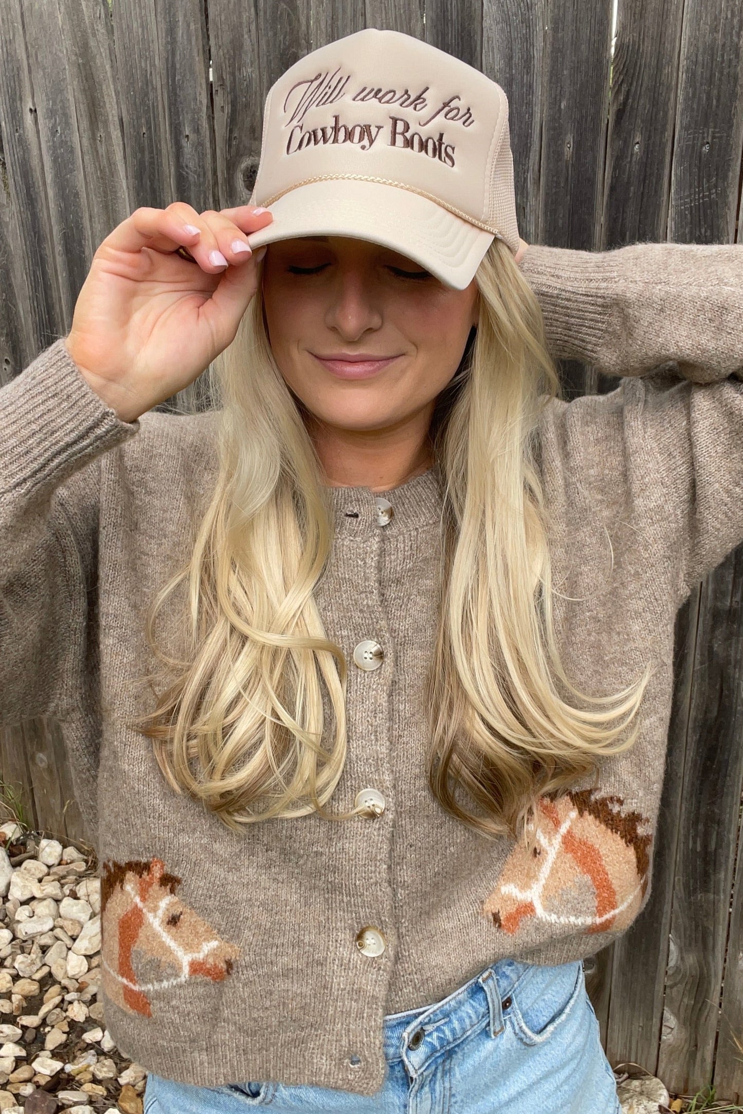 Bailey Horse Cardigan