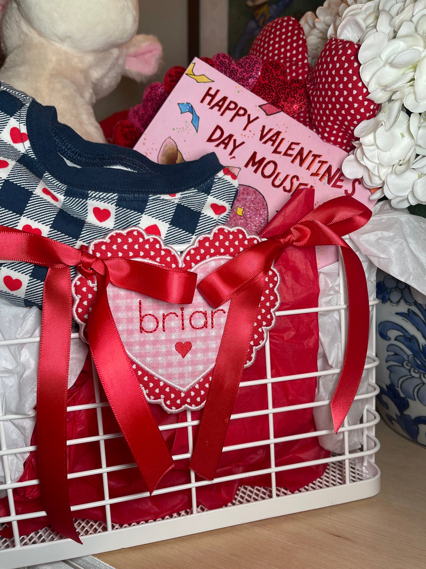 Personalized Valentine's Day Basket Tag