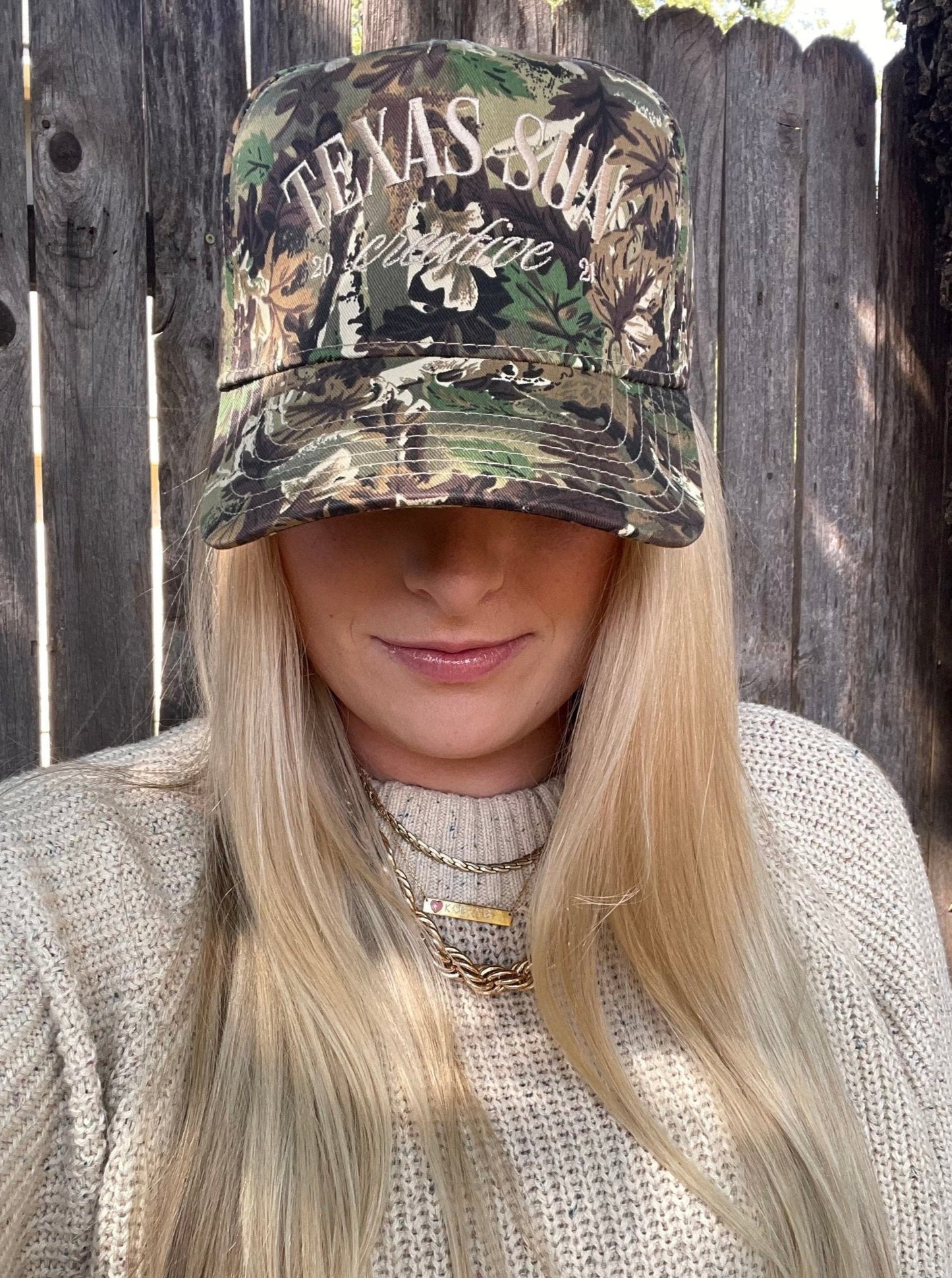 Texas Sun Camo Trucker Hat