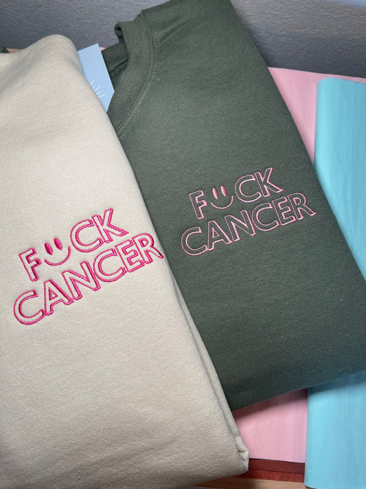 F☺CK CANCER Crewneck