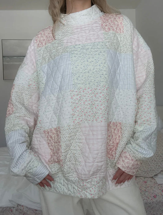 PRE ORDER - Quilted Patch Mockneck