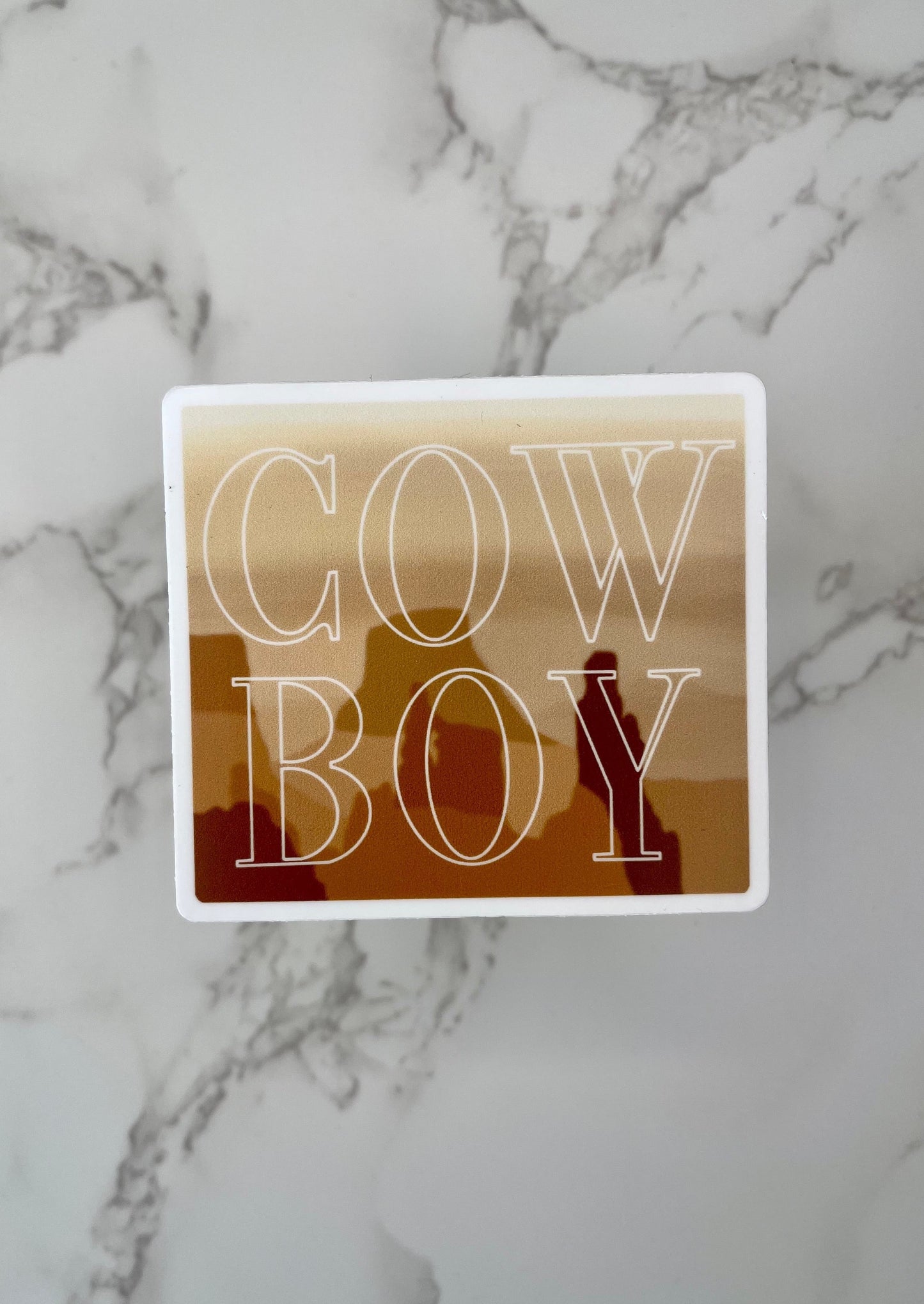 Western Cowboy Sticker