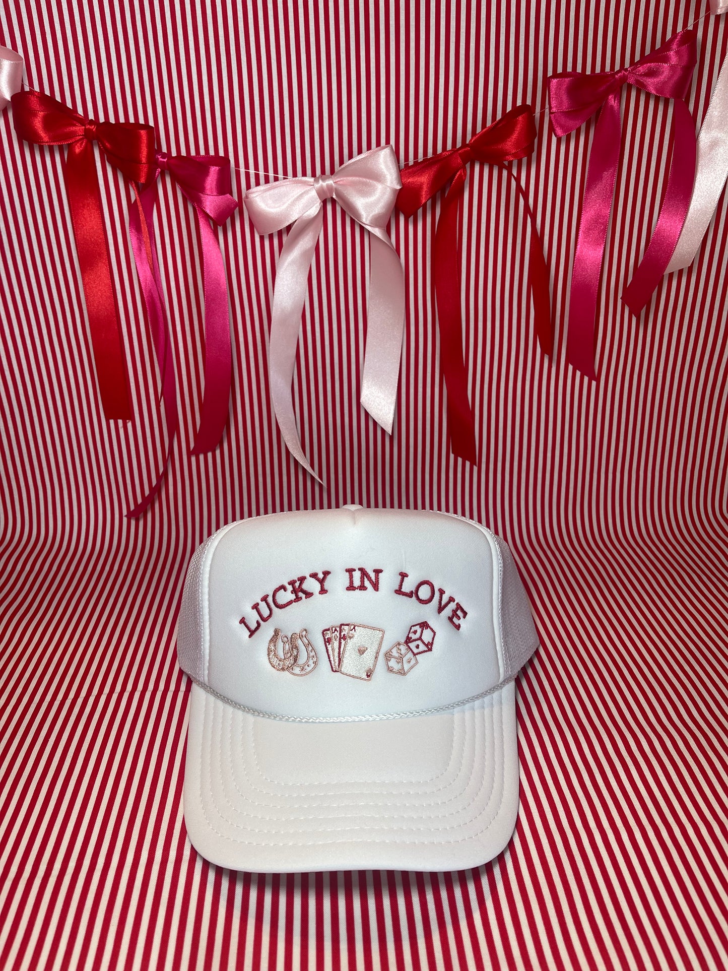 Lucky In Love Trucker Hat