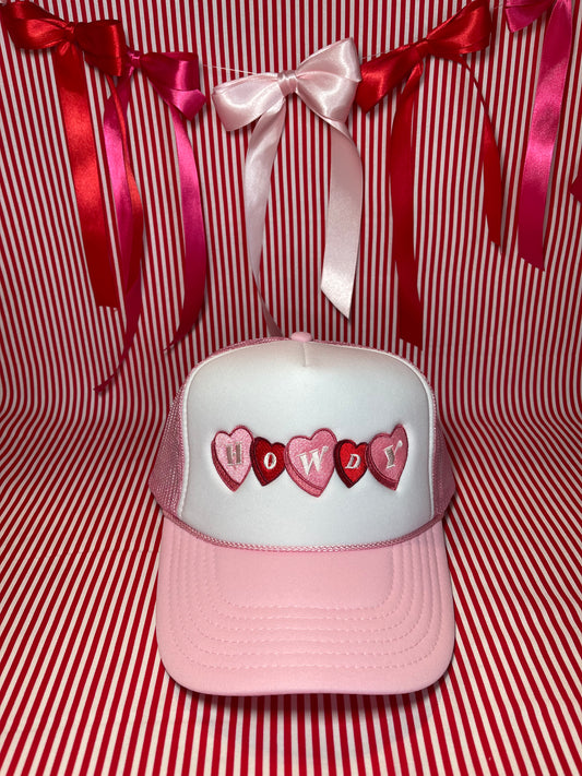 Howdy Hearts Trucker Hat