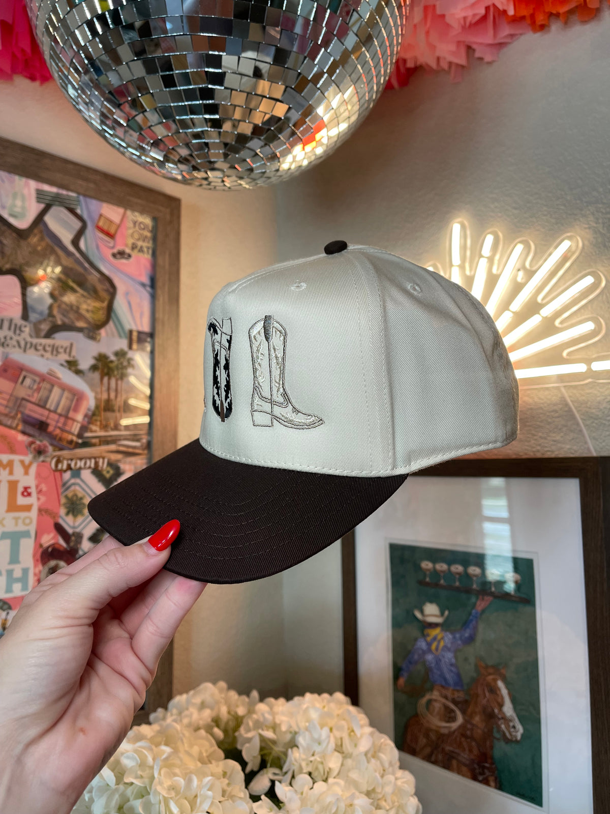 Meaghan - 3 Boot Trucker Hat