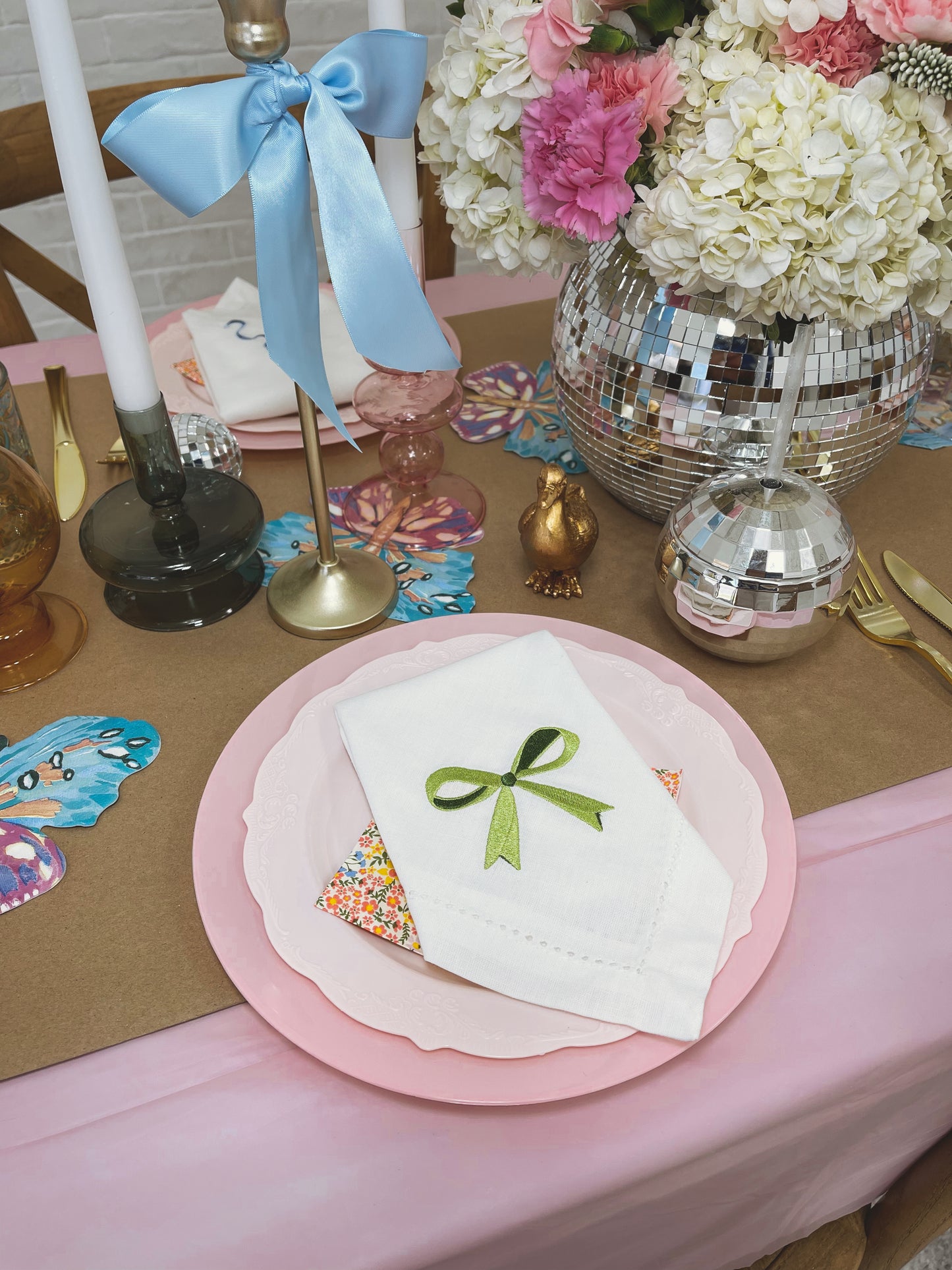 Bow Linen Dinner Napkins