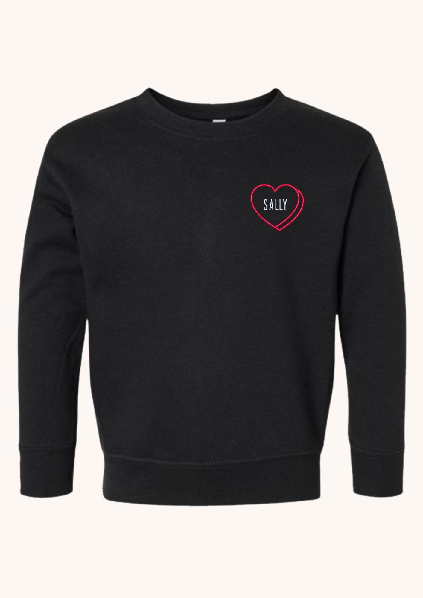Candy Heart Name Crewneck
